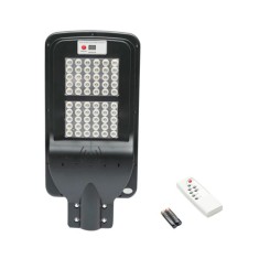 Lampa LED cu prindere pe stalp pentru iluminat stradal 6V/60W cu panou solar monocristalin si senzor de miscare BK69219