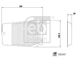 FEBI BILSTEIN 185247 Filtru, aer habitaclu