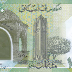 Bancnota Liban 100.000 Livre 2020 - PNew UNC ( polimer CINEMA , comemorativa )