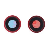 Geam Camera cu Rama Apple iPhone 14 Plus (RED) - Inlocuire Obiectiv Spate, Bulk