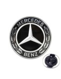 Emblema capota fata Mercedes Benz 57MM Negru