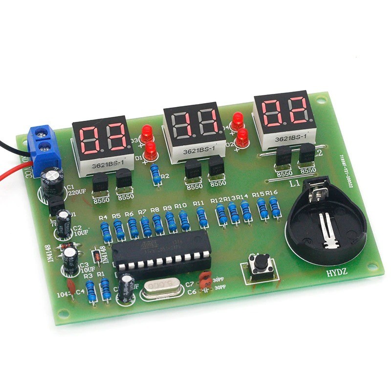 Kit modul AT89C2051 electronic clock digital tube LED display (a.8525E ...