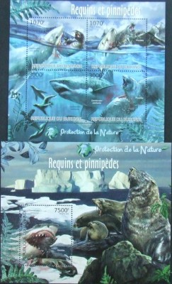 REP.BURUNDI - RECHINI-1 M/SH.+ 1 S/SH.-MNH** - RBU 45 foto
