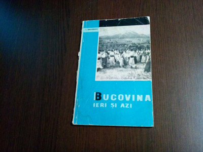 BUCOVINA Ieri si Astazi - A. Grigorenko - Kiev, 1969, 72 p.; tiraj: 5300 ex. foto