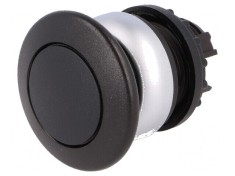 Comutator acţionat prin apăsare 22mm, Poz.i stab: 1 neagră