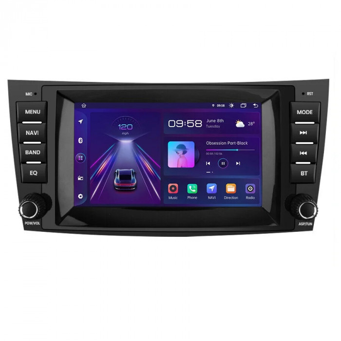 Navigatie Dedicata Mercedes Benz E-Class W211 CLS W219 (2002 - 2008),Android, 7Inch, 4Gb Ram, 64Gb Stocare, Bluetooth, WiFi