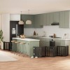 VidaXL Poartă c&acirc;ini pliabilă cu ușă 15 panouri negru 750 cm, lemn plop 3155655