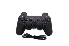 CONTROLLER MANETA GAMEPAD PLAYSTATION PS3 WIRELESS CU VIBRATII + CABLU SIGILAT foto