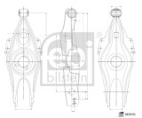 FEBI BILSTEIN 185910 Brat suspensie roata