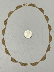 COLIER AUR 18K - La baza gatului - Cu Bilute - Vintage - 11g. - 495lei/gr.