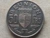 REUNION-50 FRANCS 1962, Africa, Bronz-Aluminiu
