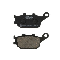 Lichidare: Set de fr&acirc;nă față / spate, destinate: motociclete rutiere mici / scutere, material: eco fricțiune-EF, 86.1x40.2x9.3mm FDB754EF