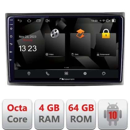 Navigatie Volvo XC90 2002-2014 Nakamichi NAM5510 Qled Octa Core 720p 4+64 DSP 360 camera carplay android auto CarStore Technology