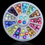 Cristale decorative pentru unghii - mixt, 3mm, INGINAILS