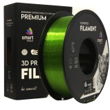 Filament PETG Smart Print 1.75mm 1kg, Verde Transparent, 3D Printing, Toleranta 0.03mm