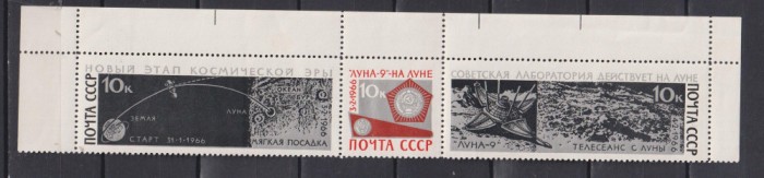RUSIA ( U.R.S.S.) 1966 COSMOS MI. 3296-3298 MNH