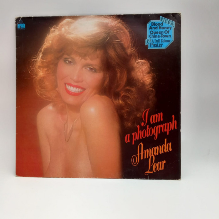 lp Amanda Lear &lrm;&ndash; I Am A Photograph 1977 VG+ / VG+ vinyl Ariola Germania