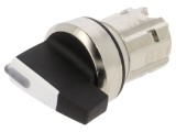 Comutator Rotativ Alb 22mm IP67