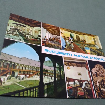 CARTE POSTALA -BUCURESTI-HANUL MANUC CIRCULATA foto