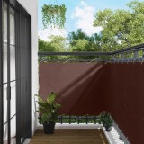 vidaXL Ecran de balcon Maro 110 x 1000 cm Material Oxford 42030882