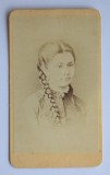 CDV Atelier Romania Cernauti Czernowitz Steiner fata cu codita