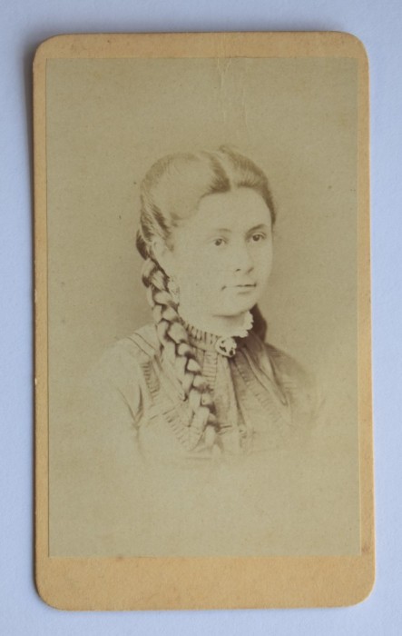 CDV Atelier Romania Cernauti Czernowitz Steiner fata cu codita