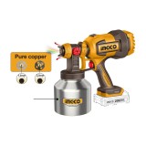 Pistol Vopsit Electric 20V 800ml/min Vascozitate 120DIN-s Rezervor Inox 800ml CSGLI20041 &ndash; pistol pulverizare reglabil pentru vopsea si lac