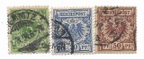 Germania - Uzuale - Marci cu valoarea &amp; Vulturul imperial, 1889-1900 - valori obliterate