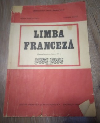 K1 Limba Franceza clasa a VI - a manual 1997 foto