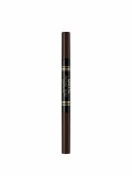 Creion sprancene Max Factor Real Brow Fill &amp; Shape, 04 Deep Brown