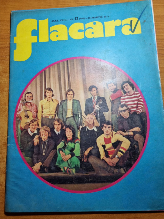flacara 16 martie 1974-cenaclul flacara,filmul romanesc pacala,nicolae dobrin