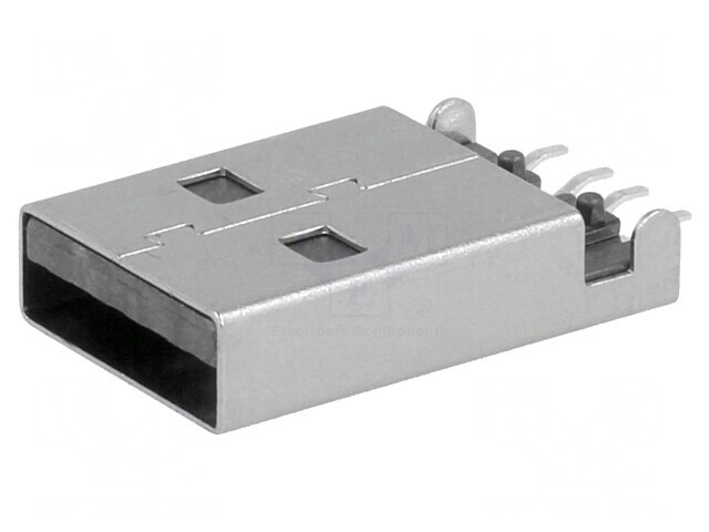 Mufă USB A Tată PCB SMT 4 Pin Orizontală USB 2.0