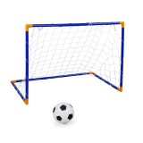 Poarta de fotal cu minge si pompa incluse, 105x76x69 cm, ATU-088426, Oem