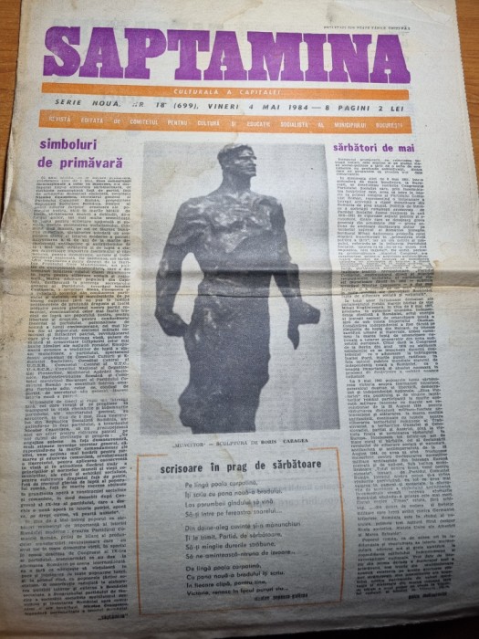 saptamana 4 mai 1984