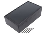 Carcasă desktop ABS neagră 85x145x55.5mm