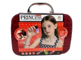 Set machiaj copii Princess geanta eleganta cu oglinda accesorii complete