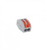 Conector universal rapid 2x pentru cablu 0.75-2.5mm, ZLA0957, Oem