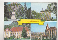 bnk cp Hunedoara - Monumente istorice - circulata - marca fixa