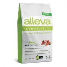 Alleva SP EQUILIBRIUM dog sensitive lamb &amp;amp;amp; ocean fish adult mini/medium 2 kg foto