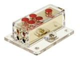 Distribuitor Curent ACV 30.3601-04, 1 Intrare 4 Iesiri Auriu