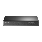 Switch 4 porturi RJ45 10/100 Mbps PoE, 4 x RJ45 10/100 Mbps, Buget PoE 66W, Unmanaged - TP-Link TL-SF1008P
