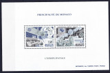 DB1 Cosmos Telecomunicatii 1991 Monaco Europa MS MNH, Nestampilat