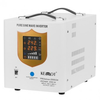 Ups centrale sinus pur 2000va/1400w 24v kemot foto