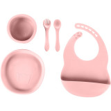 Cumpara ieftin Zopa Silicone Set serviciu de masă pentru copii pentru copii Old Pink 1 buc