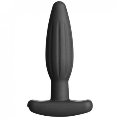 ELECTRASTIM - SILICONE BLACK ROCKER BUTT PLUG SMALL foto