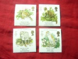 Serie Marea Britanie 1986 - Europa CEPT - Natura , 4 valori