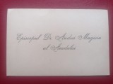 Carte de vizita Episcopul Dr. Andrei Magieru al Aradului