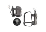 Oglinda exterioara Peugeot Boxer (250), Citroen Jumper (250), Fiat Ducato (250), 09.2006-2024, Stanga, reglare electrica; carcasa neagra; incalzita;