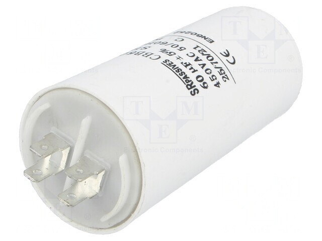 Condensator de Funcționare 60uF 450V Motoare