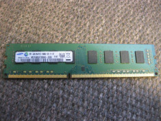 memorie ram ddr3 4 gb 1333 mhz SAMSUNG 4GB 2RX8 PC3 10600U 09 11 B1 foto